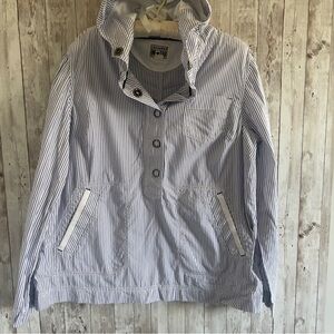 Converse Striped Hooded Jacket Pullover